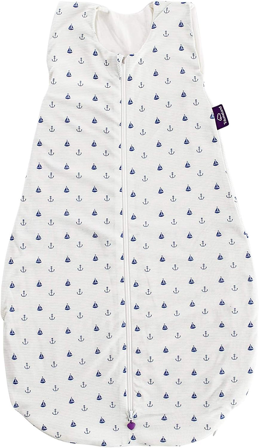 Träumeland Sommerschlafsack LIEBMICH aus Tencel, Design Anker, mit Naturfaser Tencel gegen Schwitzen