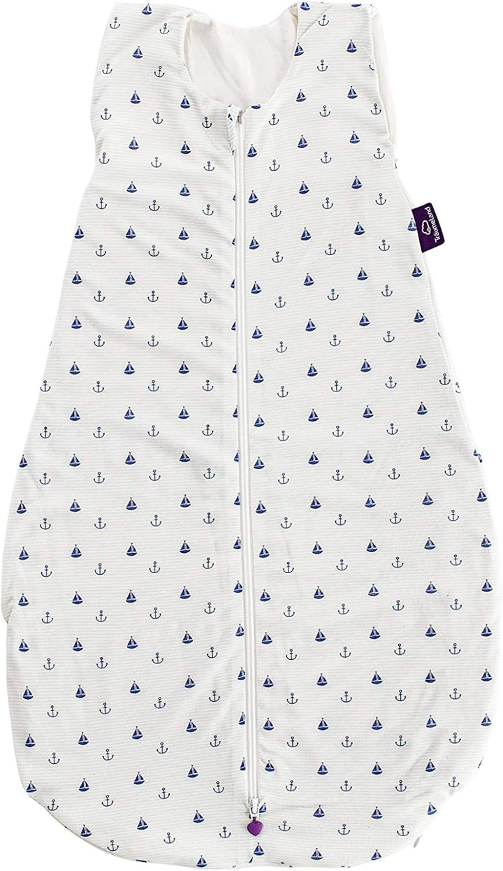 Träumeland Sommerschlafsack LIEBMICH aus Tencel, Design Anker, mit Naturfaser Tencel gegen Schwitzen