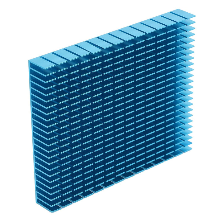 Eujgoov Aluminium Kühlkörper, 150x120x20mm Heatsink Kühlung Kühlerkühlung für CPU Leistungsverstärke