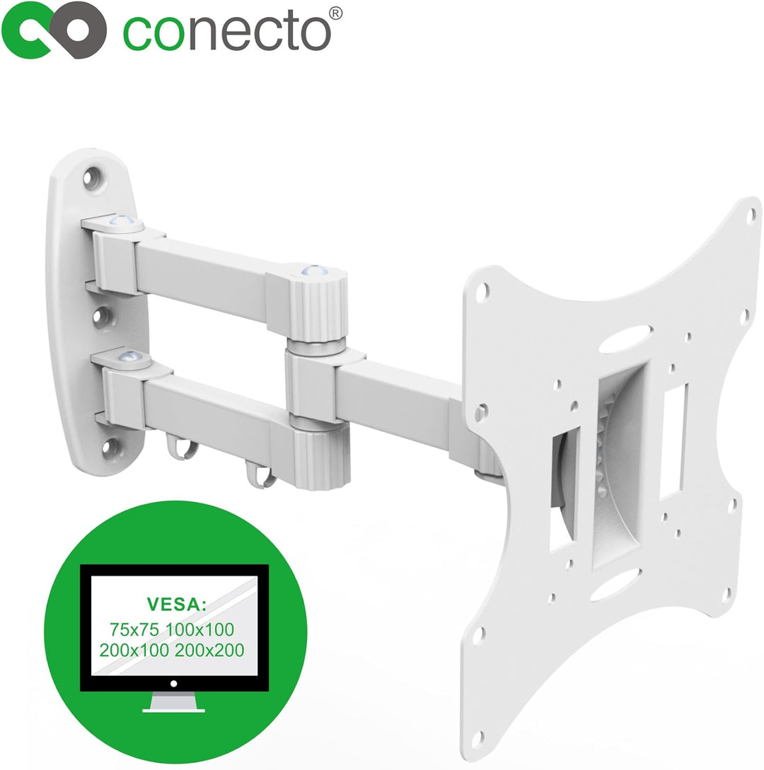conecto Wandhalterung für TV Geräte/Monitore mit 58-107cm (23-42"), VESA 200x200, neigbar: +/-20°, s