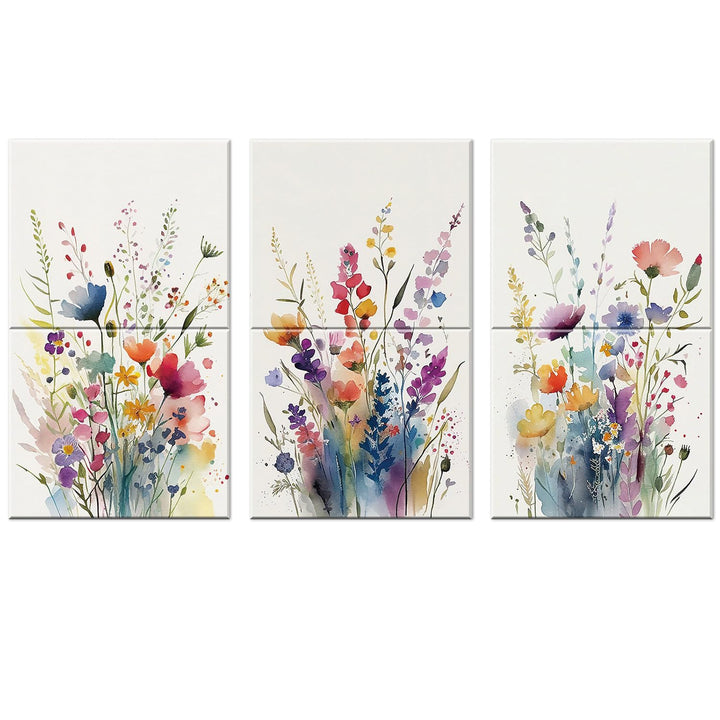 JBER Art Akustikplatten, 6-Pack selbstklebende grosse Wandmalereien für Wanddekoration, schallabsorb