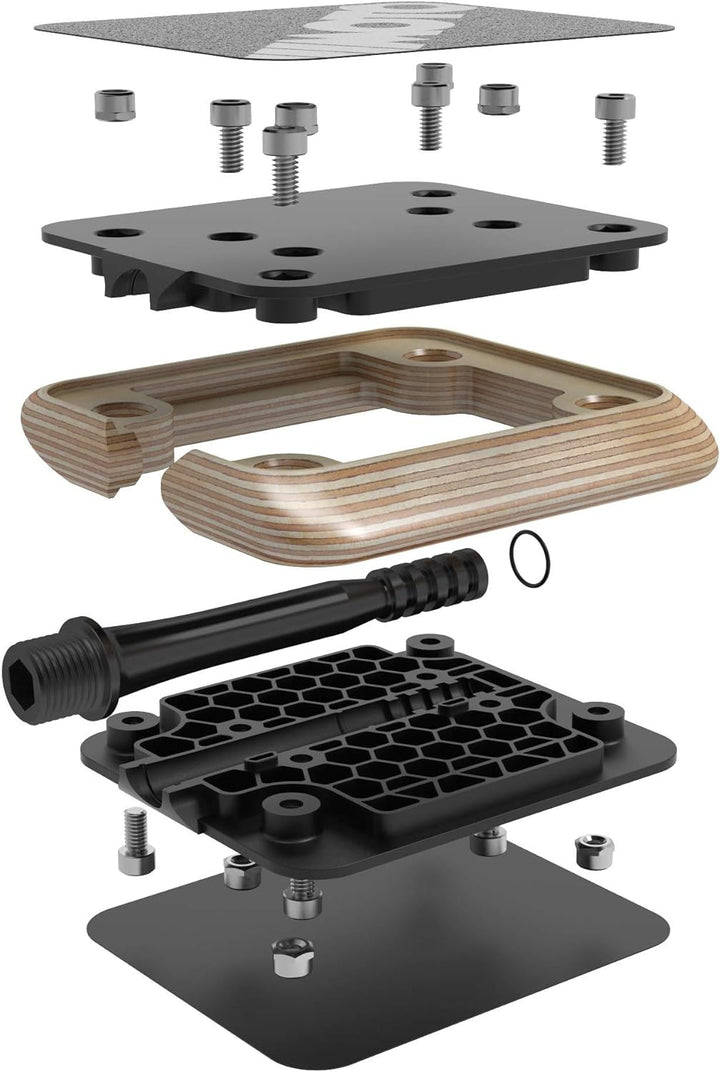 ® MOTOBICYCLES Flat Pedal von Moto für Urban Bikes Colour,Ultra-Flach, Ultra-Leicht, mit Super-Grip