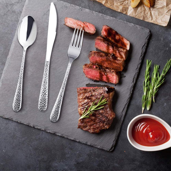 Besteck Set, HaWare 30-teilig Besteckset Edelstahl Essbesteck für 6 Personen mit Messer Gabel Löffel