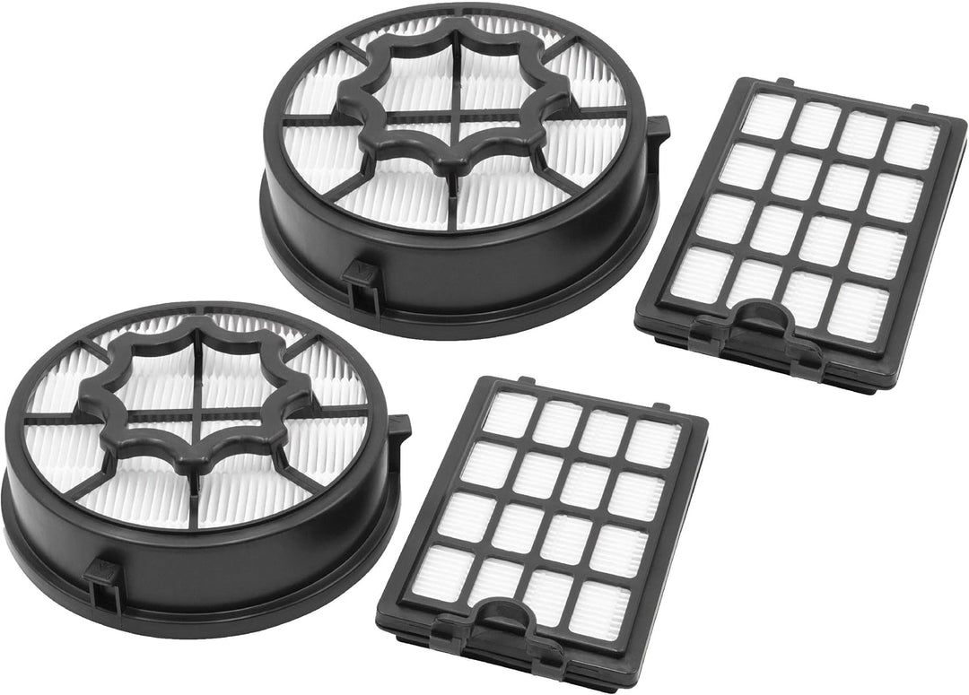 vhbw 2X Abluft-Filter, 2X HEPA-Filter, 2X Vormotor-Filter Ersatz für AEG EF112B, AEF 112, 9001680249