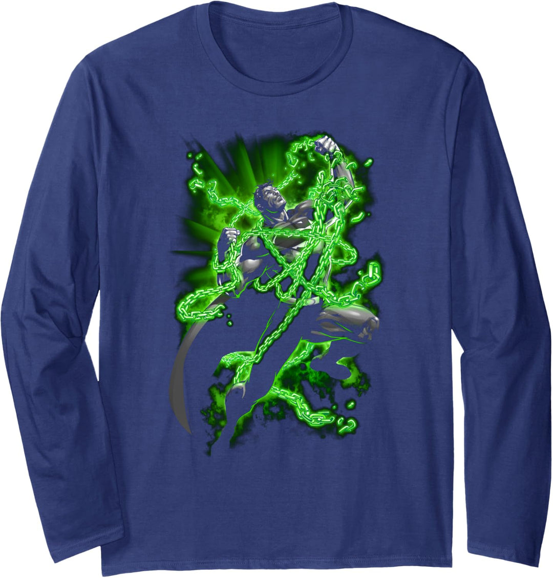 Superman Kryptonite Chains Langarmshirt