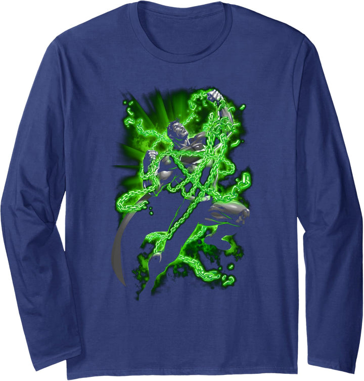 Superman Kryptonite Chains Langarmshirt
