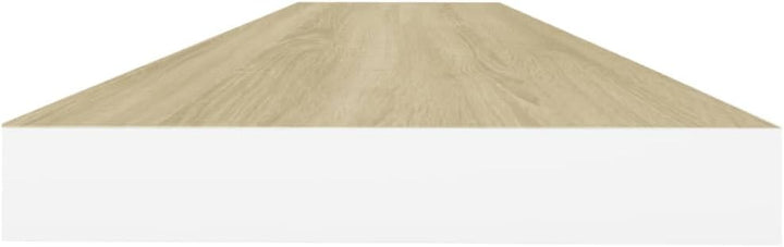 FIRBNUS 2 STK. Schweberegal 120x23,5x3,8 cm Floating Wall Shelf Hängeregal Wandregale Regale Regalbo