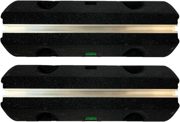 Dämpfungssockel Set 2x450 mm Bodenkonsole für Klimaanlagen, Wärmepumpen | 2 Stück Antivibrationsfüss