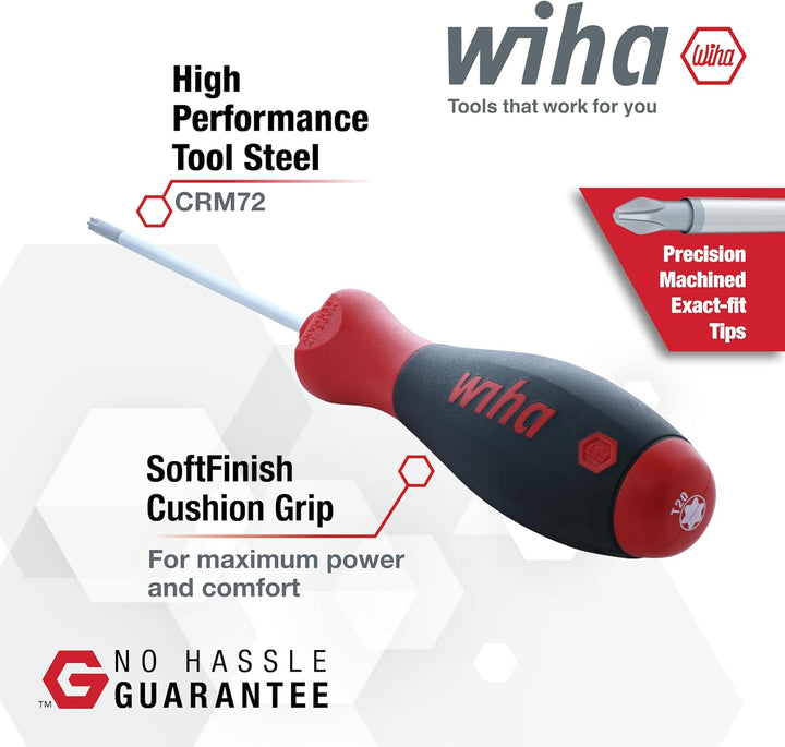 Wiha Torx-Schraubendrehersatz T5-T40, 12-teilig, mit weicher Oberfläche