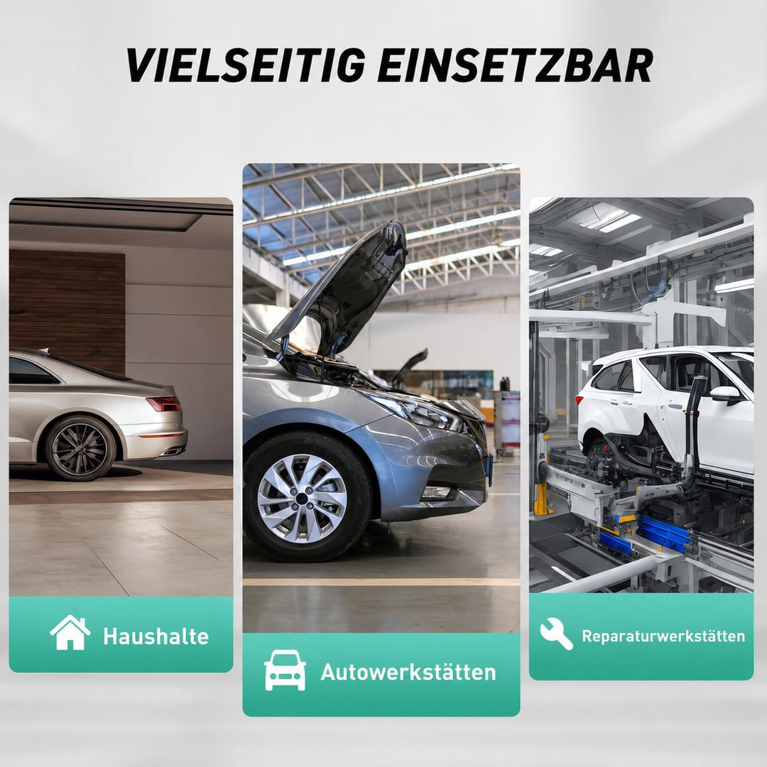 Karosserie Ausbeul Werkzeug Set, 9-tlg Hammerset Ausbeulwerkzeug Satz mit Ausbeulhämmer, Ausbeulwerk