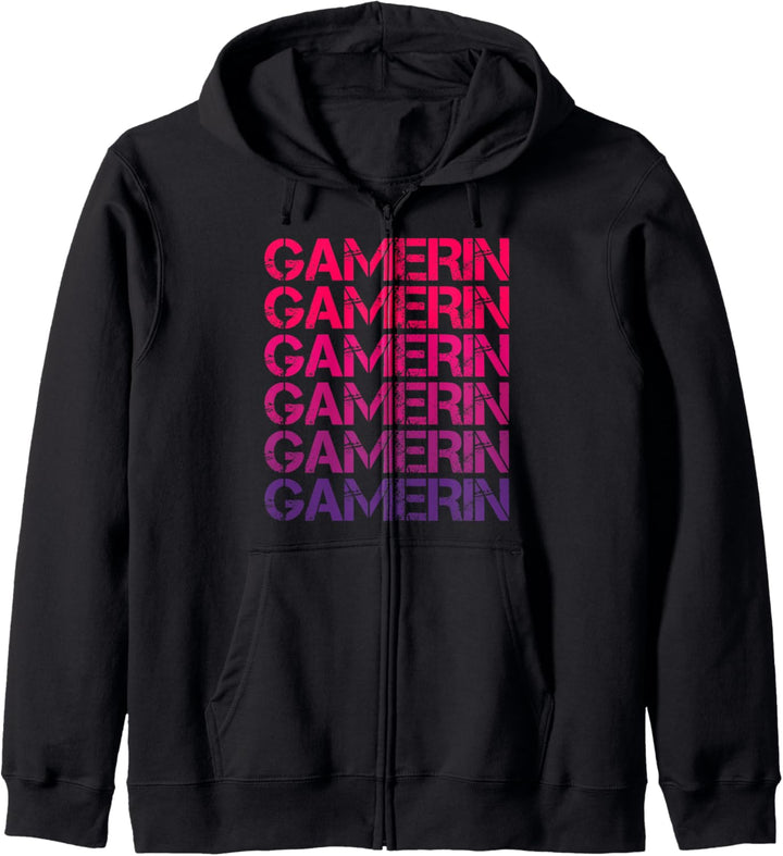 Gamerin Gamerin Zocken Konsole Video Game Spieler Zockerin Kapuzenjacke