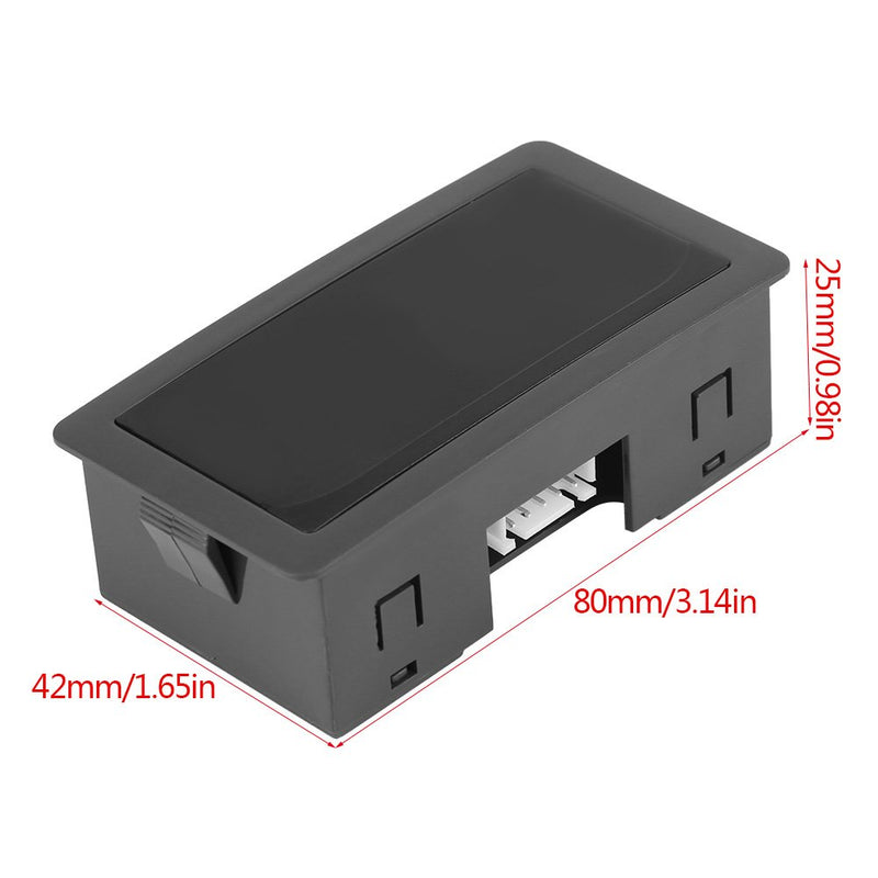 Drehzahlmesser, Meter Digital Tachometer, 4 Digital LED Display Drehzahlmesser + Hall Näherungsschal