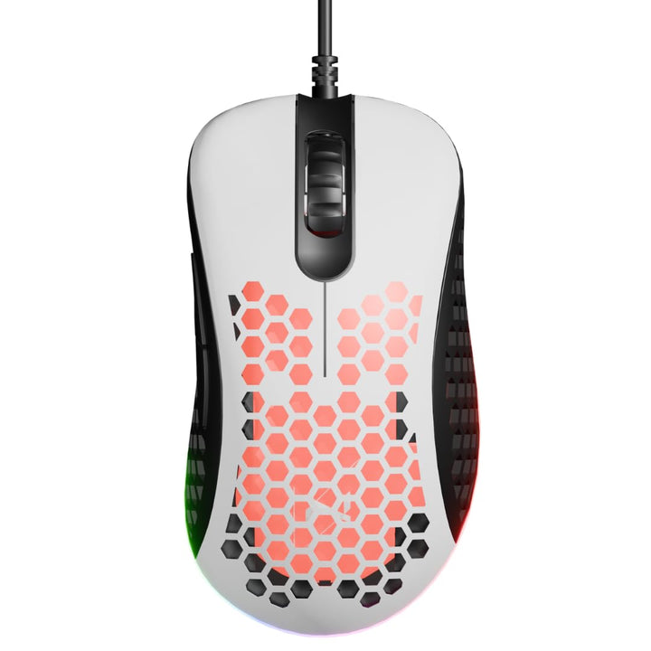 Nyfter - Nyf C24 Wired Gaming Mouse PC Maus mit Kabel RGB Ultra-Lightweight 63g 16.000 DPI 1.8m Para