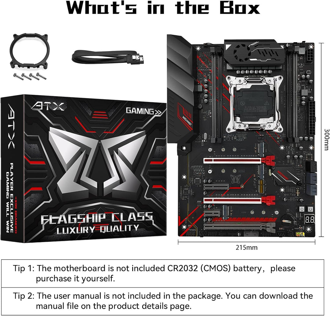 MACHINIST X99 Computer-Motherboards, LGA 2011-V3 (Intel Core i7 5./6. Generation) ATX Server Motherb