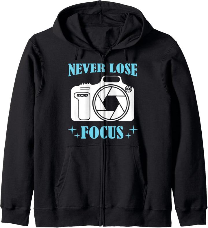 Photo Camera - Never Lose Focus Photographer Kapuzenjacke