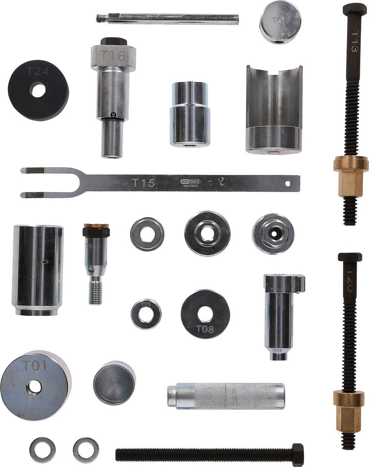 KS Tools 460.0905 Bremssattel-Instandsetzungs-Koffer, 24-tlg Mehrfarbig