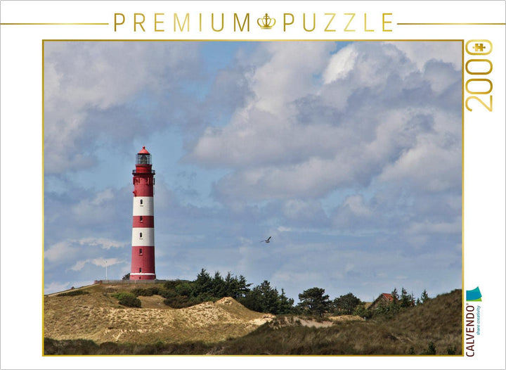 CALVENDO Puzzle Leuchtturm Amrum 2000 Teile Lege-Grösse 90 x 67 cm Foto-Puzzle Bild von Andrea Potra