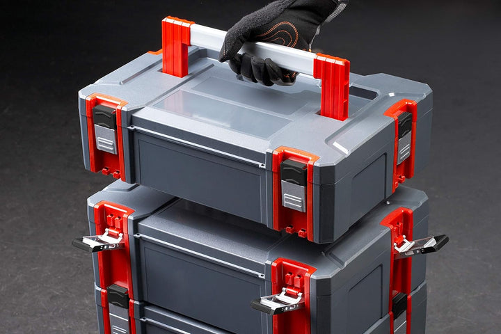 Connex Systembox - Grösse L - 34 Liter Volumen - 80 kg Tragfähigkeit - Individuell erweiterbares Sys