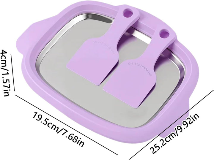 Chilled Dessert Maker - -Leckerli-Set, 4 cm, leicht rollendes Eiscreme-Set, langlebiges Lebensmittel