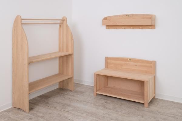Holzspielzeug Peitz Kinder Wand-Garderobe Mützen-Ablage | Kinderzimmermöbel | Massivholz 8054