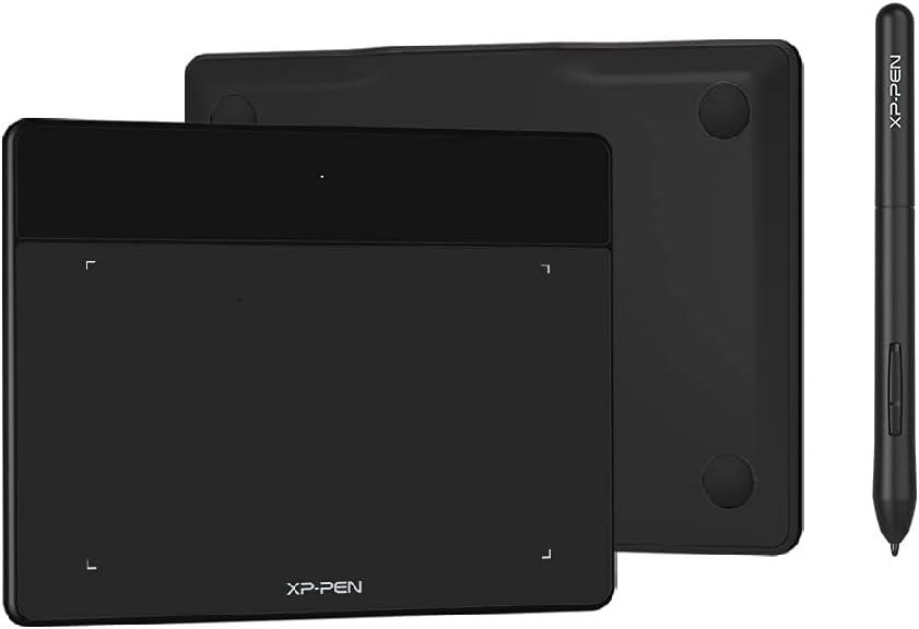 XP-PEN Deco Fun XS Zeichentablett, Grösse 4 x 3 Zoll, ideal für elektronische Signatur und Fernunter