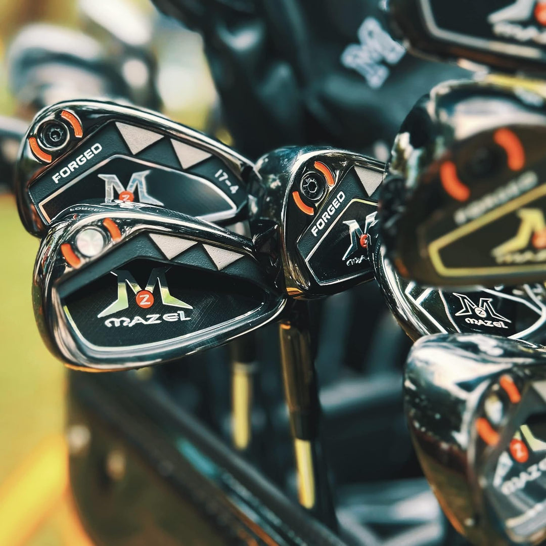 MAZEL WM-X4 Golf-Schmiedeeisen 3, 4, 5, 6, 7, 8, 9, P, S, niedriges COG und breite Sohle, einzelne G