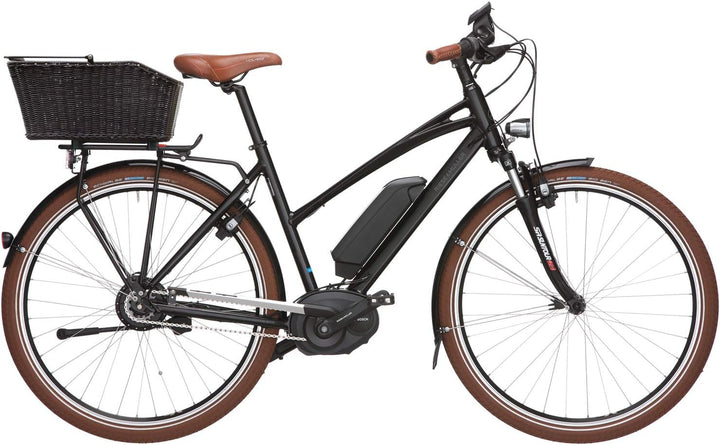 KLICKfix Unisex – Erwachsene Hinterradkorb-2128051930 Hinterradkorb, schwarz, 44x24x20cm