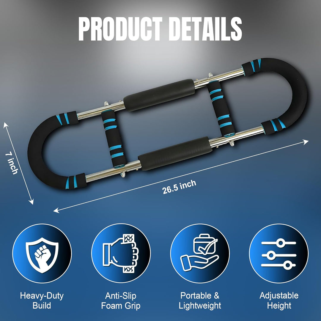 Adjustable Twister Arm Trainer for Men and Women - U-Shaped Chest Expander Twister Arm Exerciser wit