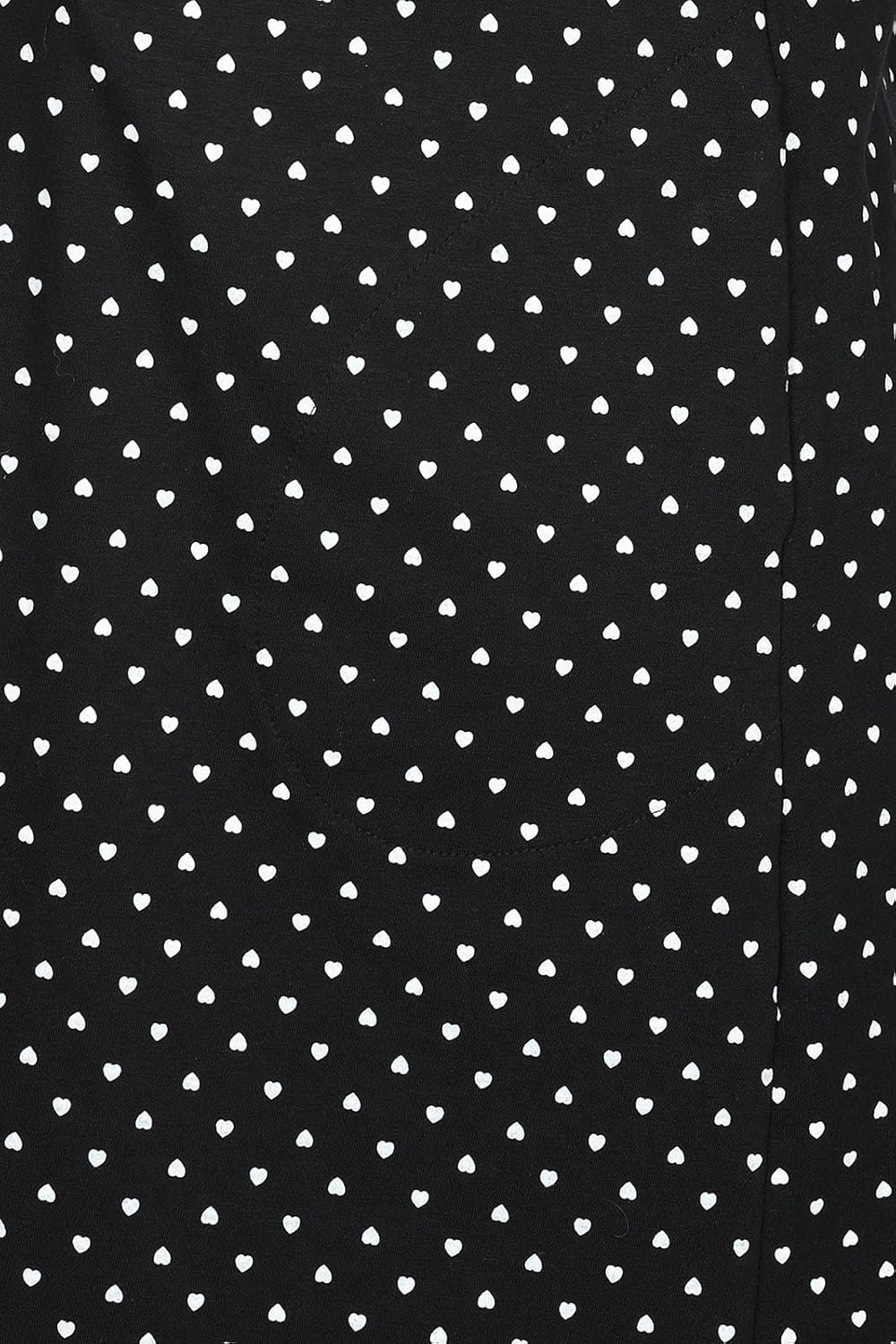 MijaCulture 3 in1 Geburtskleid Stillnachthemd Umstandsnachthemd 4128 L Schwarz / Herzen, L Schwarz /