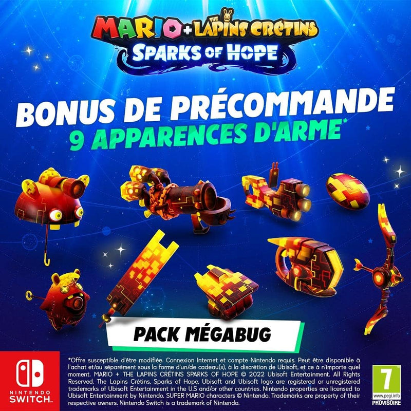 UBI SOFT FRANCE Mario+LAPINS CRETINS S.Gold SWI