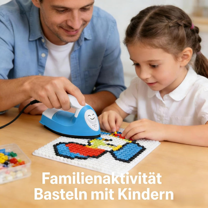 NOLITOY Mini Heisspresse Bügeleisen Tragbar Schnelles Vorheizen Gehäuse Heizplatte DIY Stoff Transfe