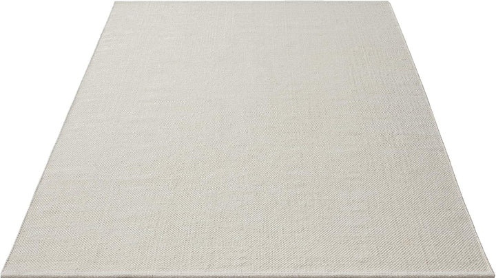 the carpet Boho Natur Wool Handgewebter Wollteppich im natürlichen skandinavischen Boho-Look, Handar