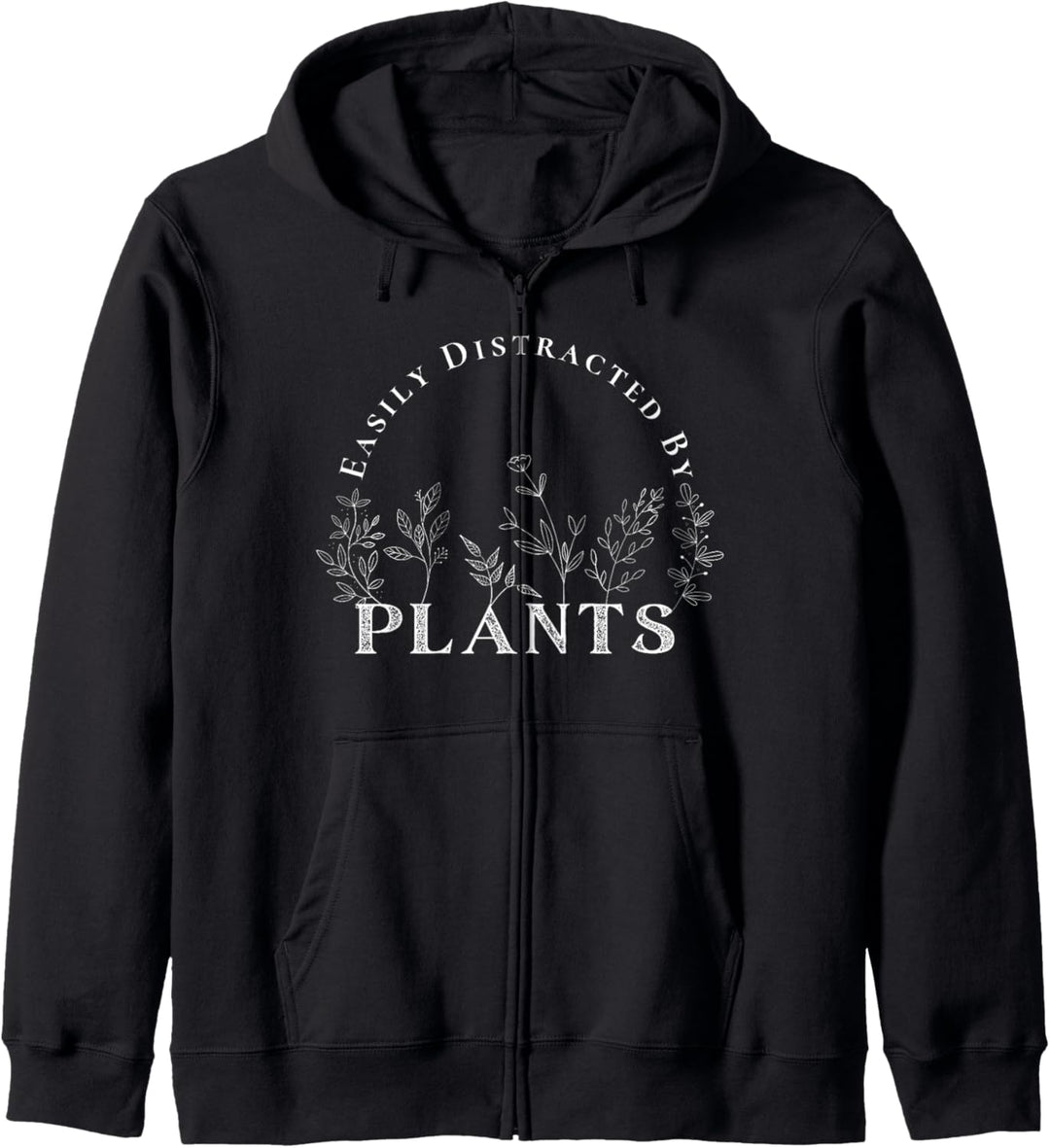 Easily Distracted by Plants - Funny Gardeners Cute Gardening Kapuzenjacke