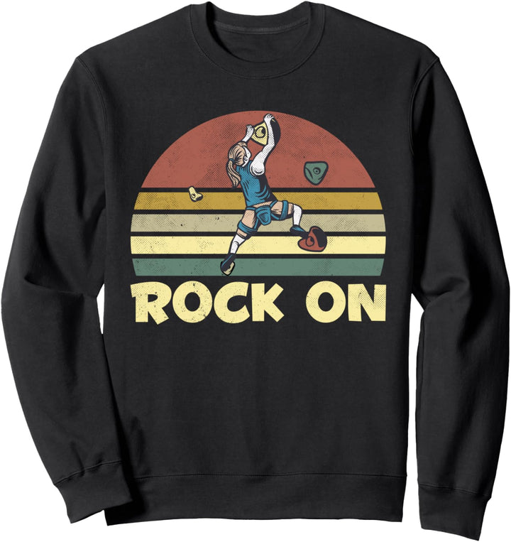 Bouldern Mädchen Indoor Klettern Frau Sweatshirt