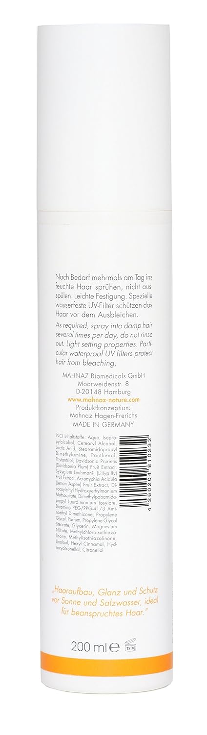 MAHNAZ® Pre Sun & Anti-Aging Conditioner, Intensiv-Pflege-Spray mit UV Schutz, Sonnenschutz & Farbsc