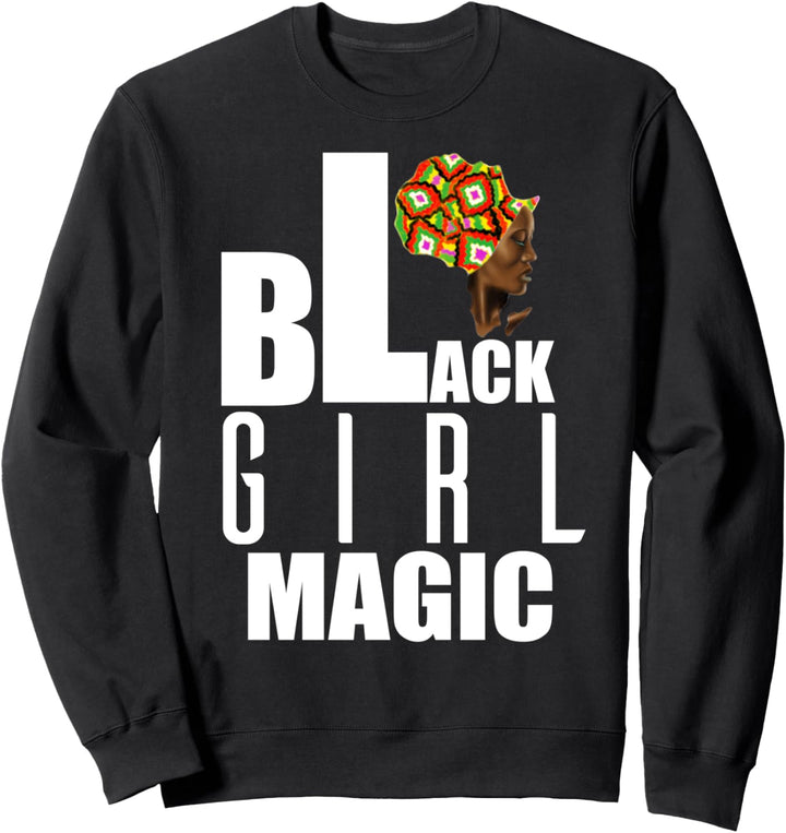 Oheneba: Black Girl Magic Melanin Queen Afro Sweatshirt