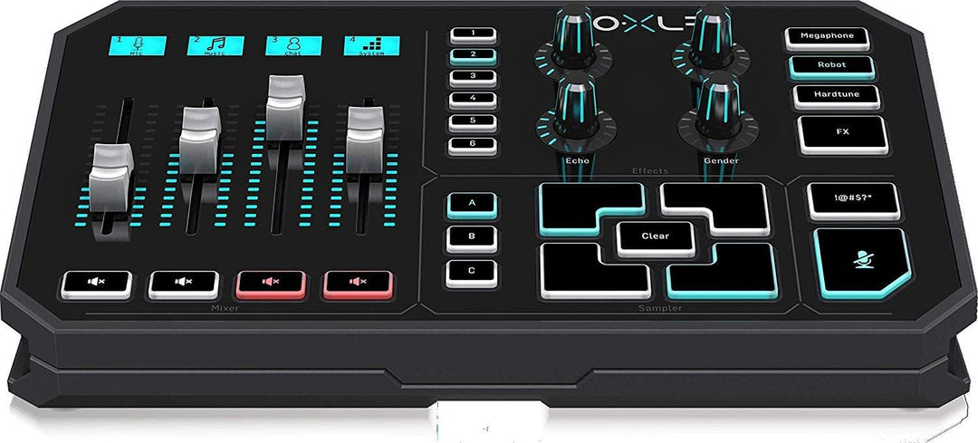 TC Helicon GoXLR Revolutionäre Online-Broadcaster-Plattform mit 4-Kanal-Mischpult, motorisierten Fad