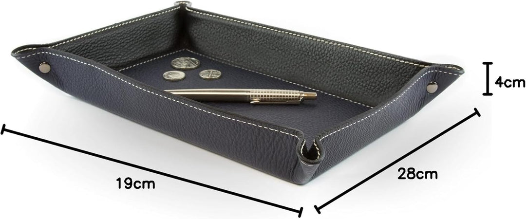 BELCRAFT Luni Taschenleerer Leder, Handgearbeitet in klassischem italienischem Stil, Ordentlich Tabl