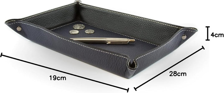 BELCRAFT Luni Taschenleerer Leder, Handgearbeitet in klassischem italienischem Stil, Ordentlich Tabl