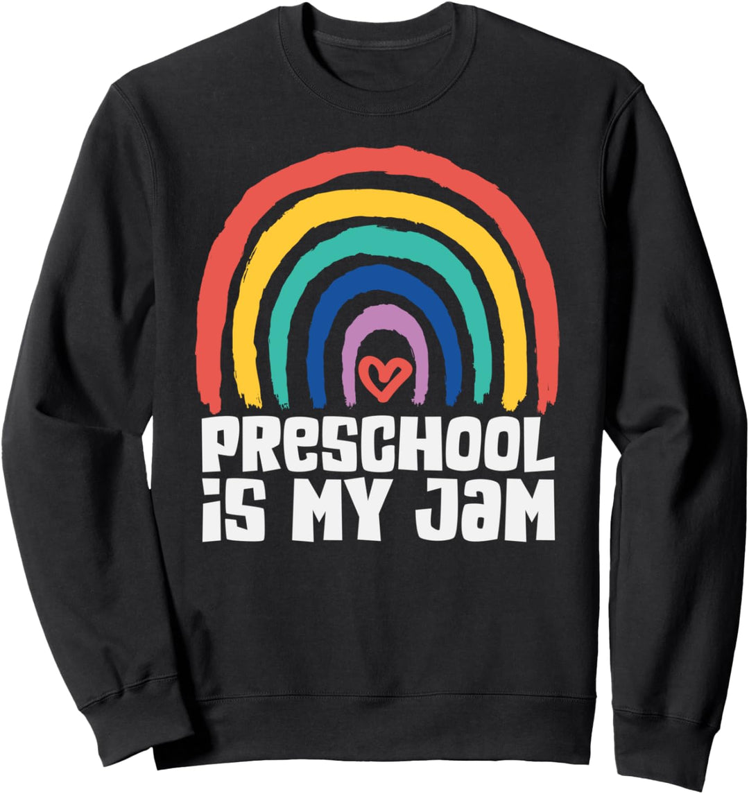 TEAM PRESCHOOL ist mein Jam Rainbow Pre-K Lehrer Schüler Sweatshirt