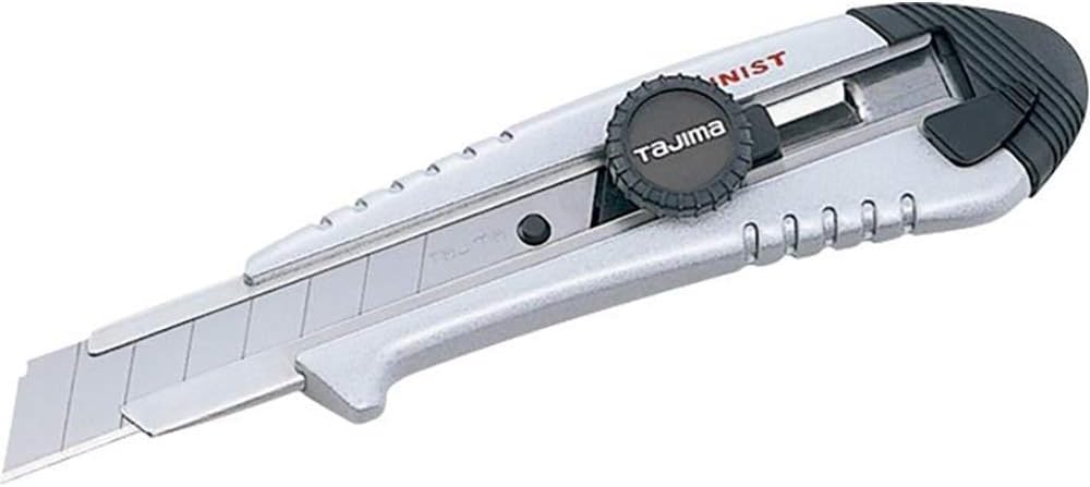 Tajima Aluminist Cutter 18 mm mit Schraube, silber, 1 Stück, TAJ-17383 Cutter Aluminist AC501, silbe