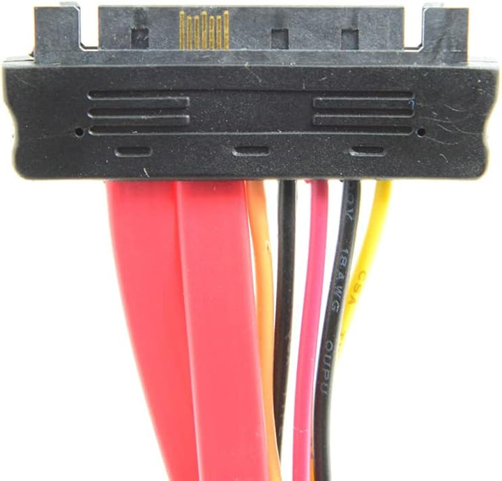 NFHK SAS Hard Disk Drive SFF-8482 SAS Cable 29Pin Male to Female Extension Cable 0.5m