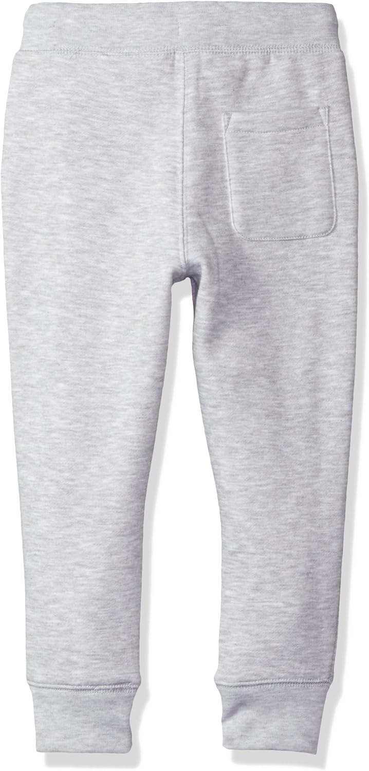 French Toast Boys' Big Fleece Jogger, Heather Gray, L (10/12)