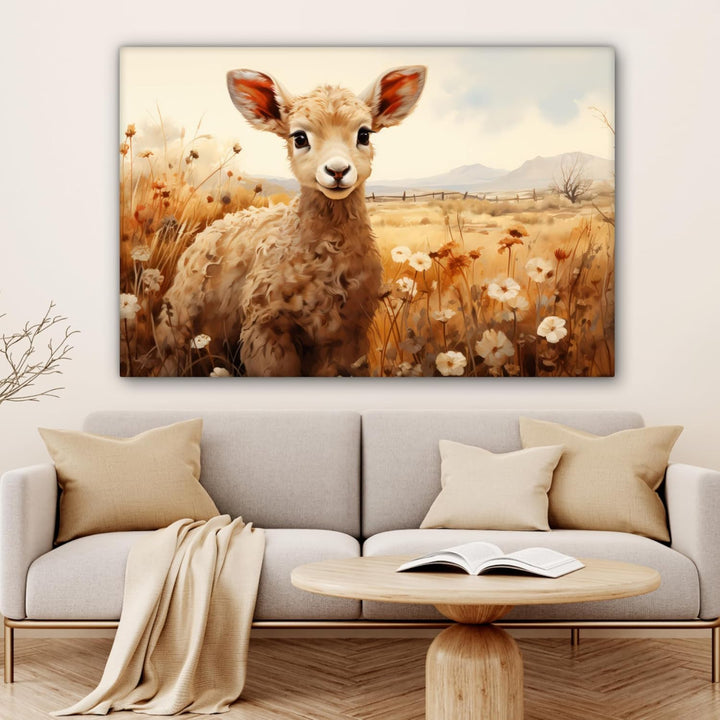 MuchoWow© Leinwandbild Gross 120x80 cm XXL Dekoration Wohnzimmer Bilder Aufhängen Wall Decoration Li