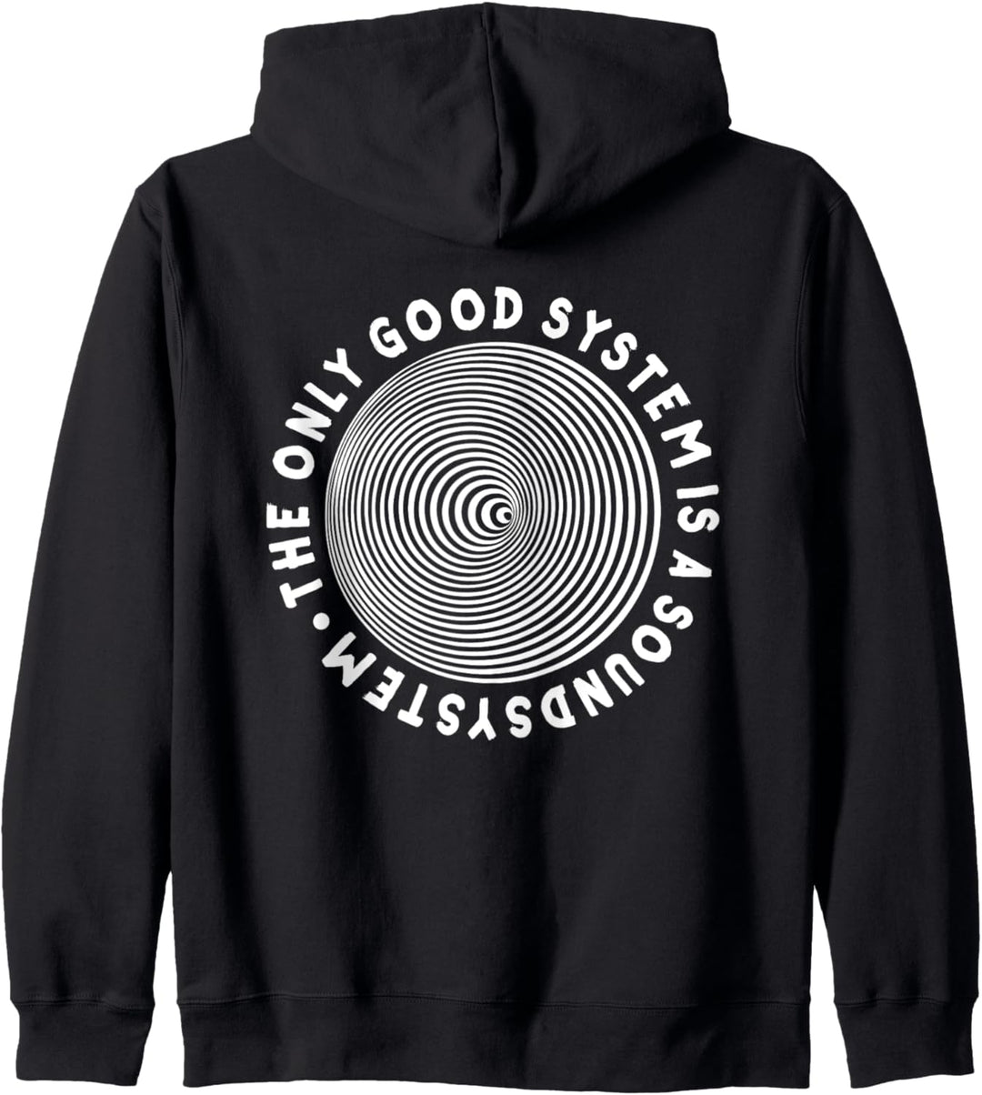 Free Party Tekno Art Spiral Freetekno Rave Tribe Kapuzenjacke