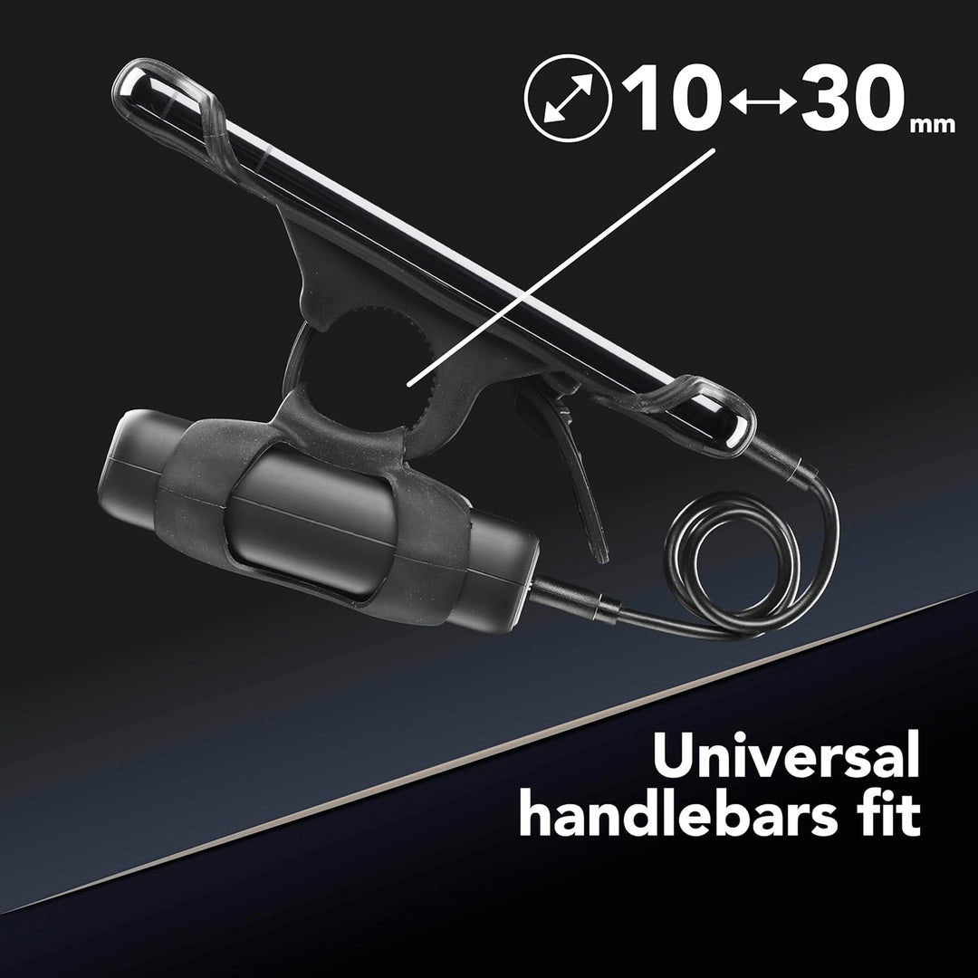 cellularline | Rider Power Bank | Halterung mit integriertem Band zum Befestigen der Powerbank am Le