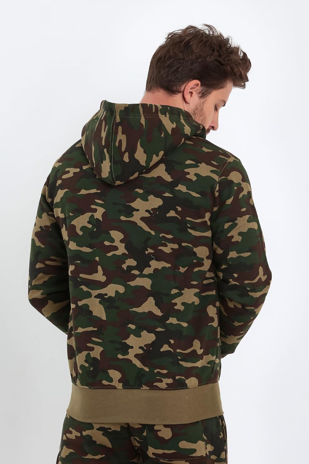 Raff & Taff Herren Zipper Hoodies Kapuzenjacke Sweatjacke Übergangsjacke Jacke Basic Schlicht bis 8X
