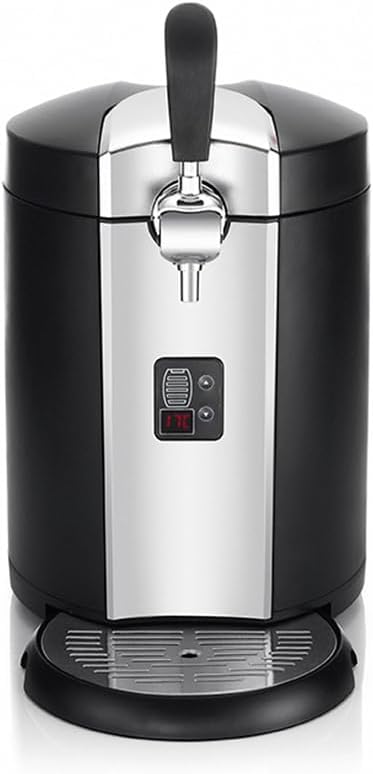 Biermaschine mit kompressor 5l schwarz / edelstahl - kcpprobier