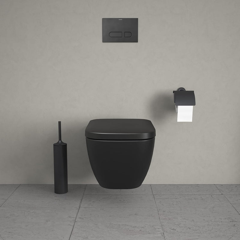 Duravit WC-Sitz Happy D.2, Toilettendeckel mit Absenkautomatik, Klodeckel aus Urea-Duroplast, mit Ed