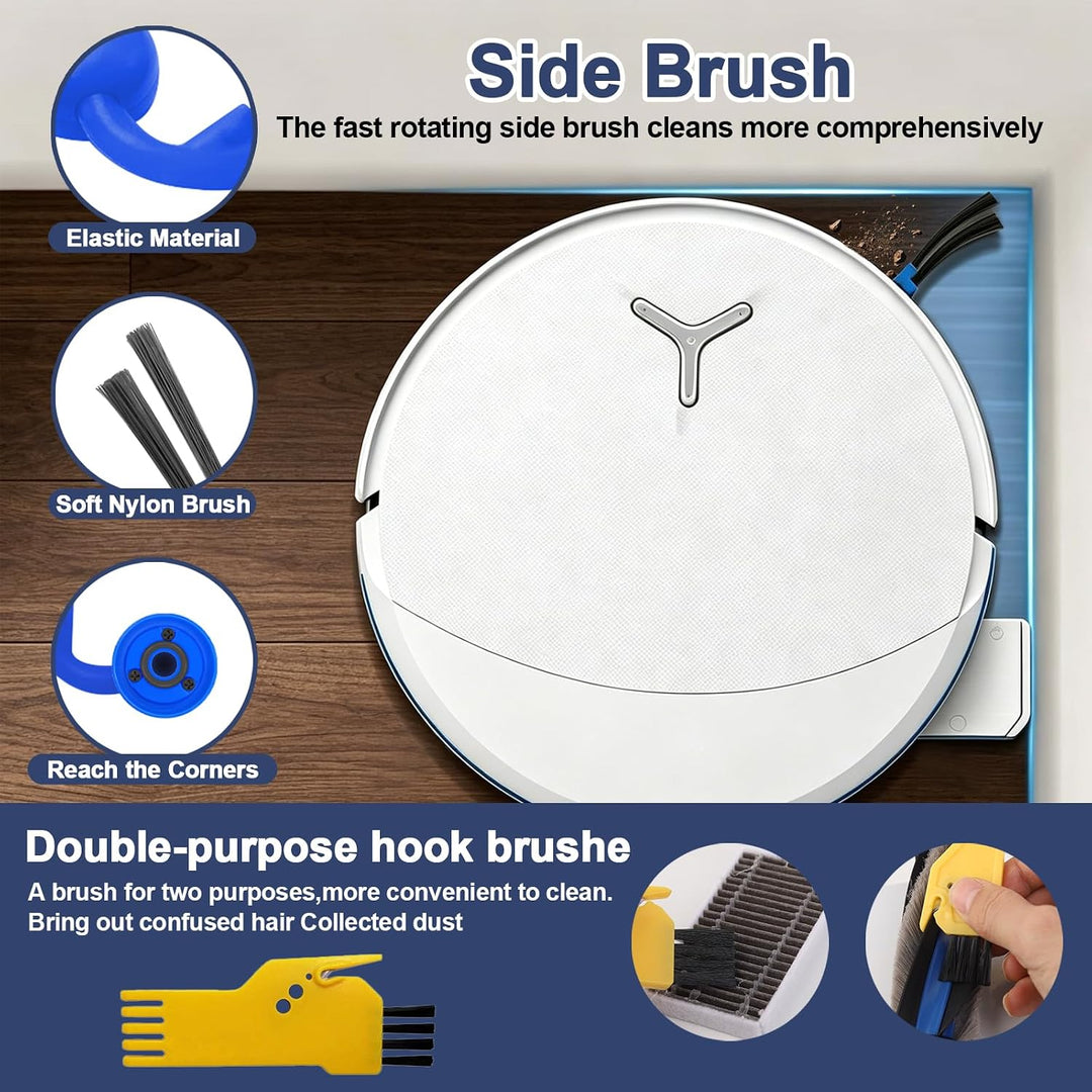 Zubehör für ECOVACS DEEBOT T90 Omni/T90 PRO Omni/X12 PRO Omni Roboterstaubsauger Ersatzteile 23er-Pa